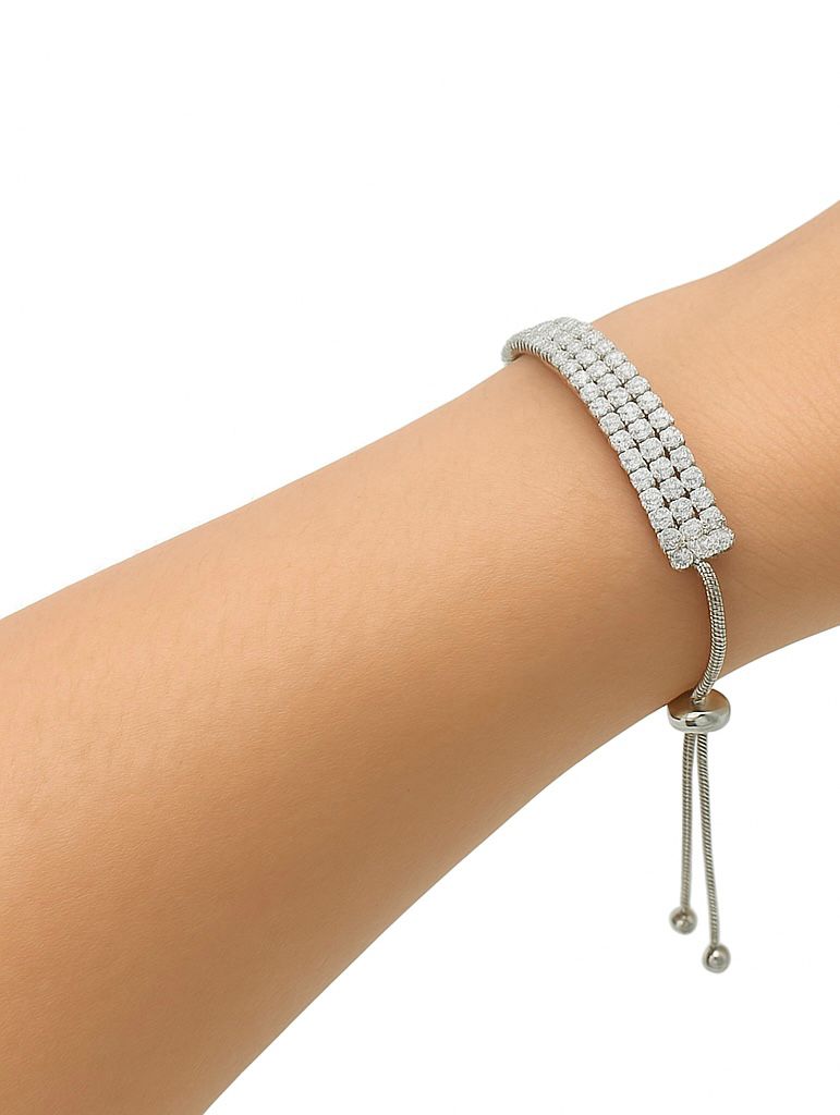 "PAVE CURB BRACELET"
