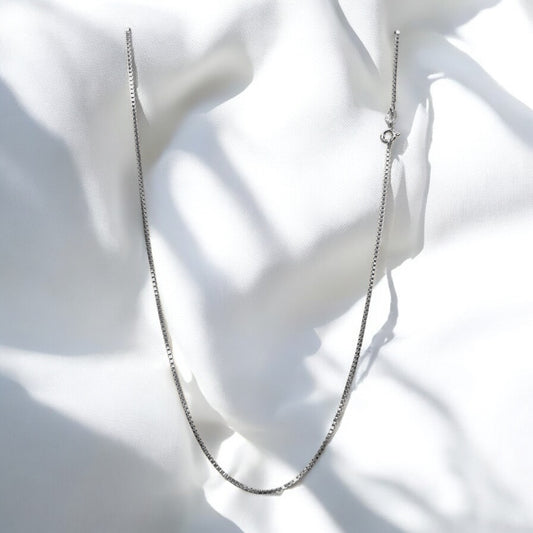 "SILVER BOX CHAIN"