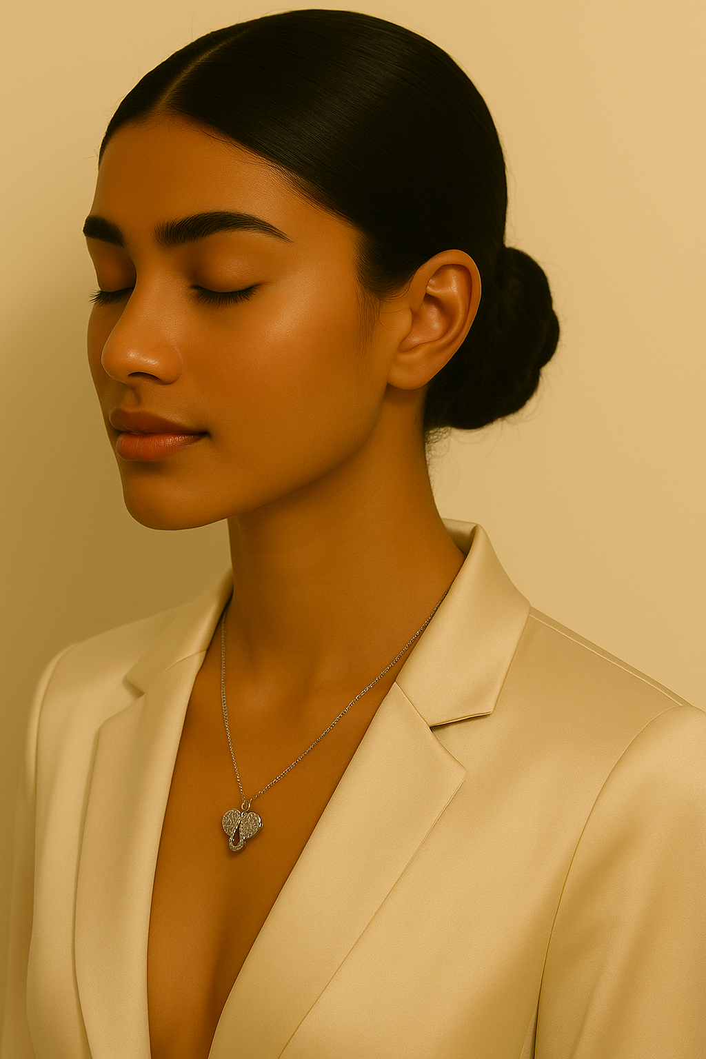 "DOUBLE HEART PENDANT"