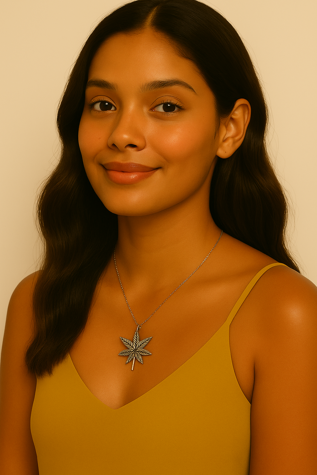 "LEAF PENDANT"