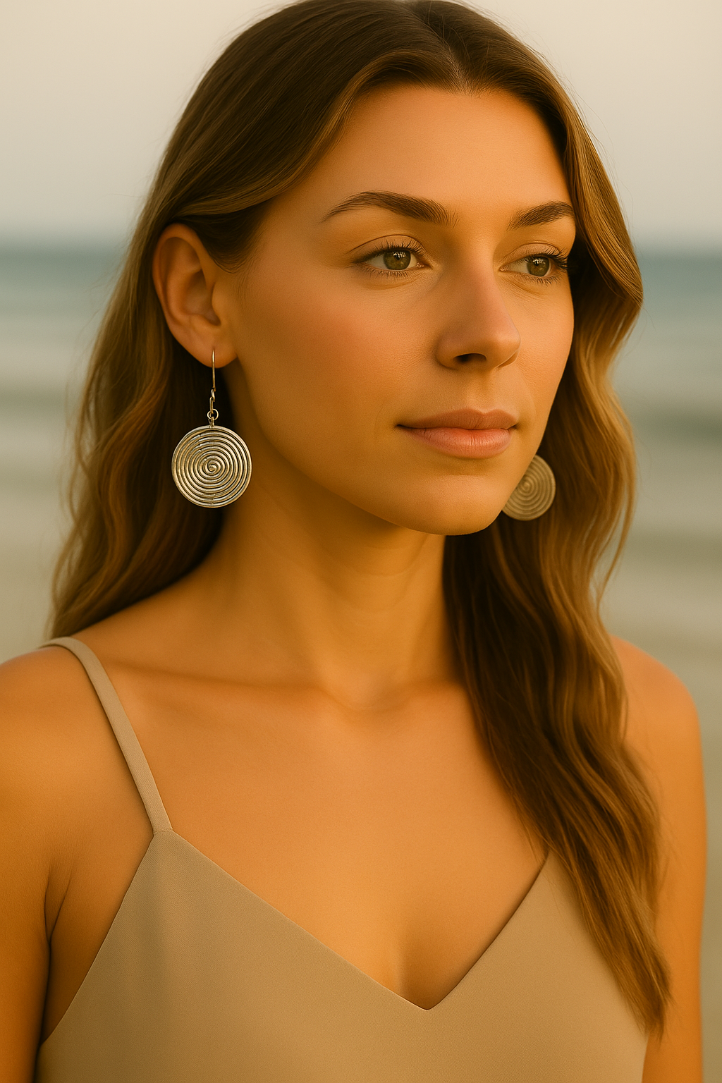 "CELESTIAL SPIRAL EARRINGS"