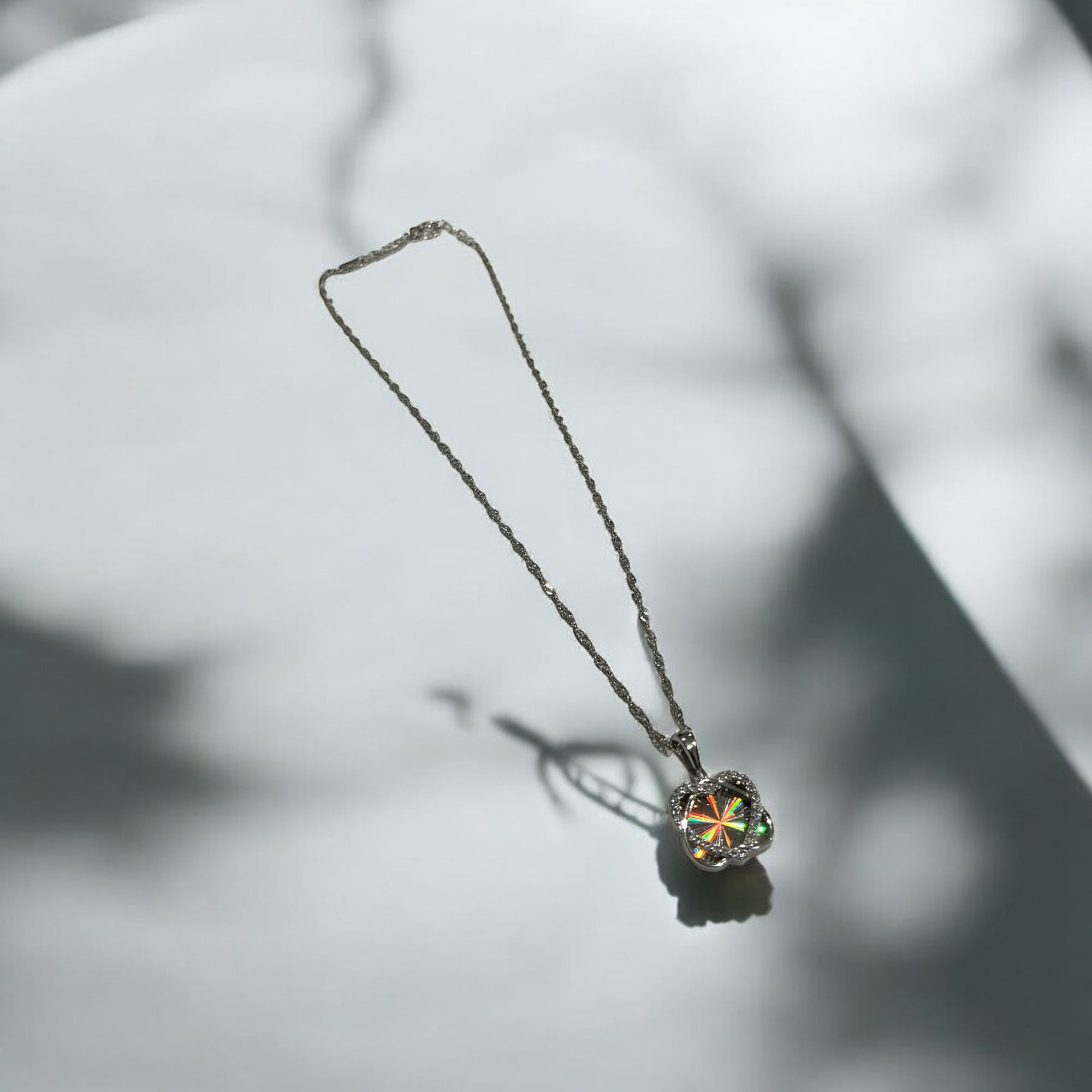 “PRISM PETAL NECKLACE”
