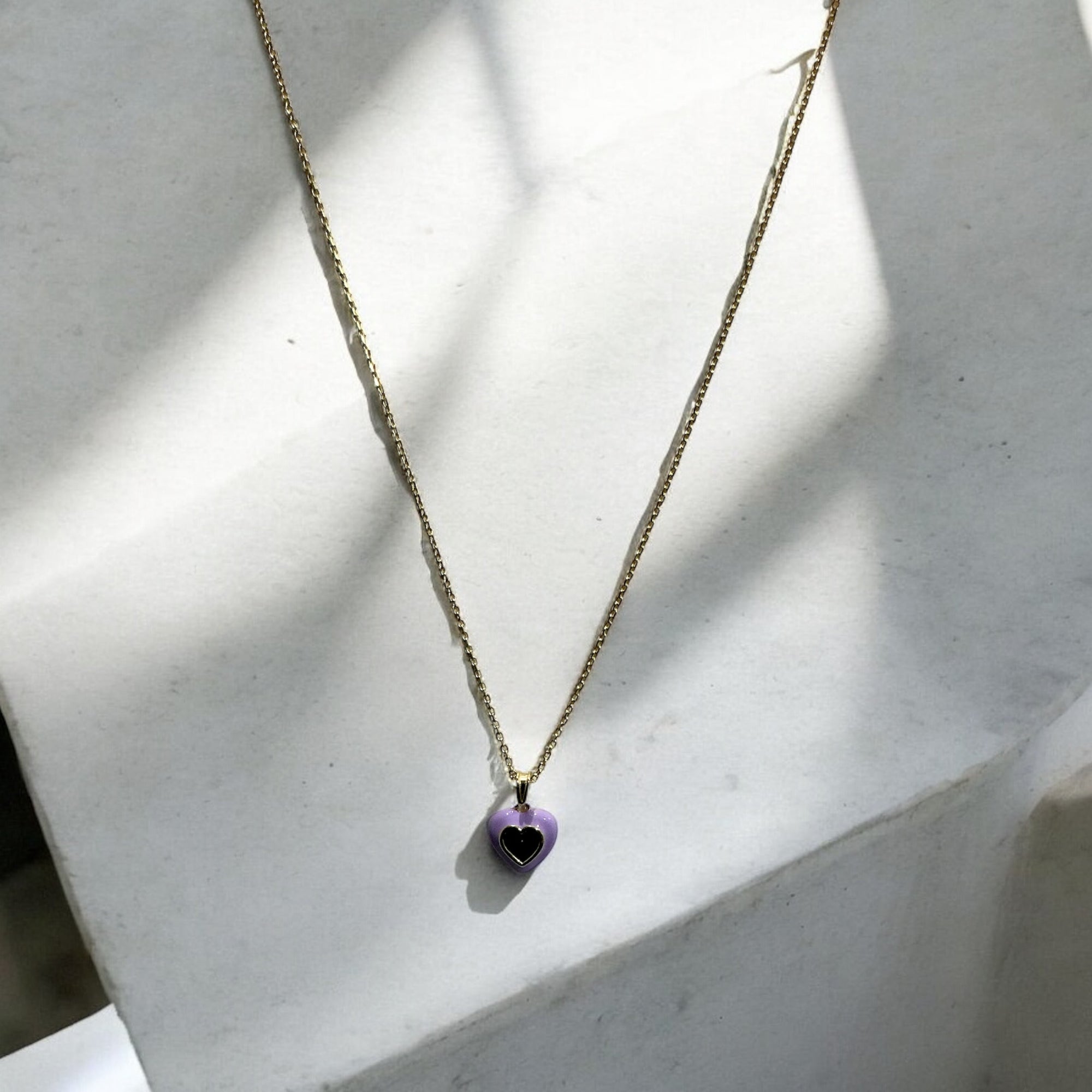 “LAVENDER LOVE NECKLACE”
