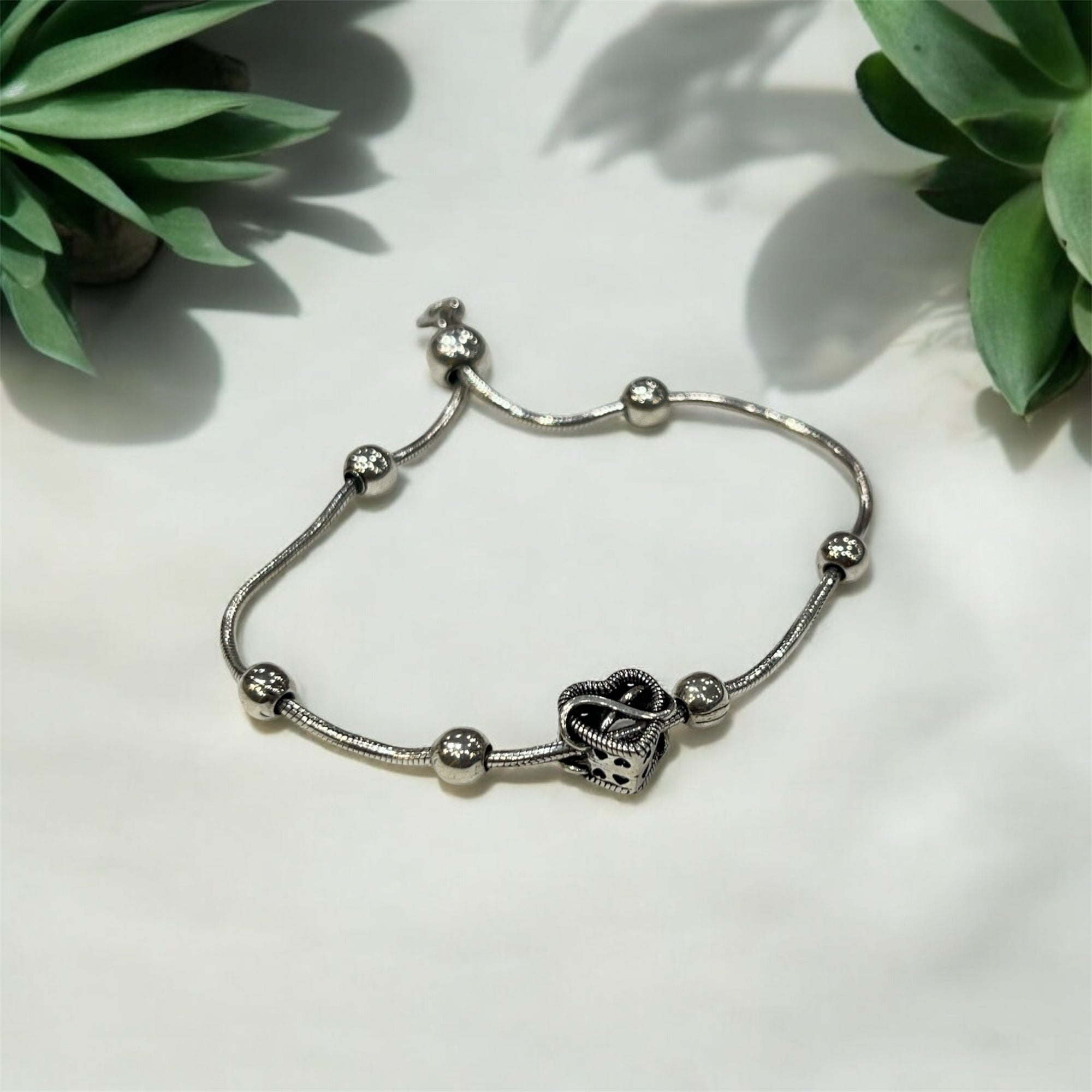 "LOVE CHARM BRACELET"