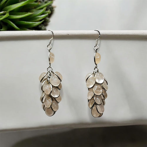 " EYE STONE EARRINGS"