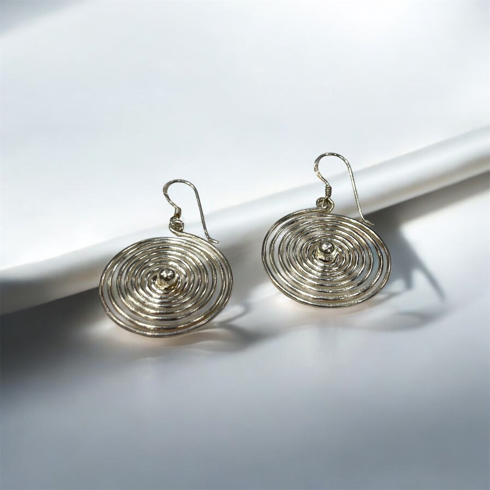 "CELESTIAL SPIRAL EARRINGS"