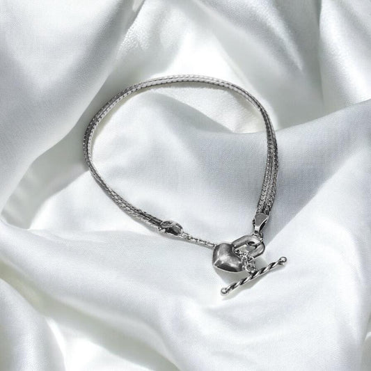 "HEART LOCK BRACELET"